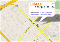 Click for larger Map and detailed directions to LOMAX Managment Inc.
